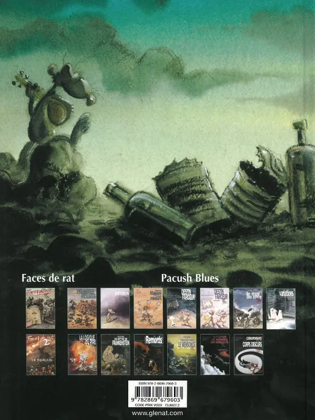 Verso de l'album Pacush Blues Tome 11 Emergence onzième : Quelques vérités sur le mensonge