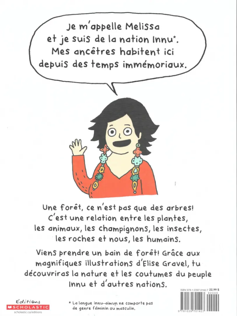 Verso de l'album Nutshimit Un bain de forêt