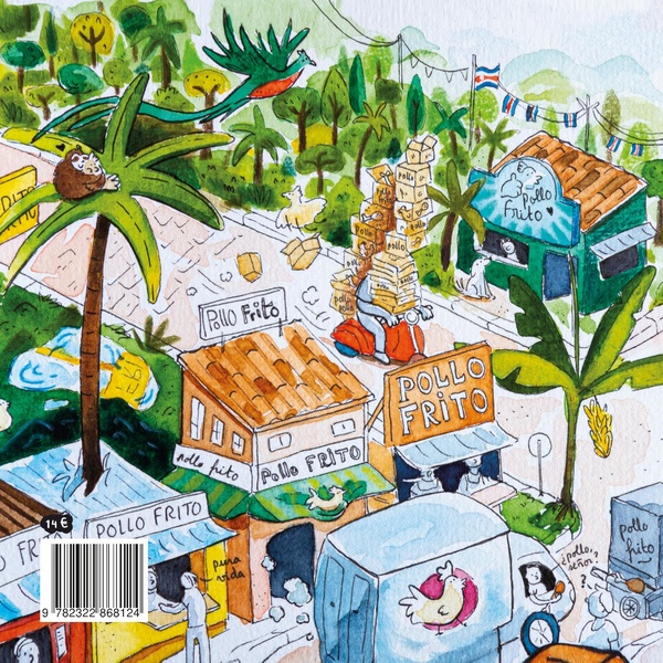 Verso de l'album Chroniques du bout du monde 3 Carnet du Costa Rica - Pura Vida, mode d'emploi
