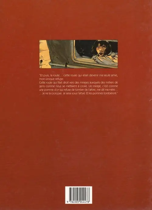 Verso de l'album Dixie Road Tome 1