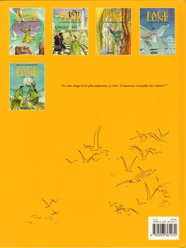 Verso de l'album Face de lune Tome 5 L'œuf de l'âme
