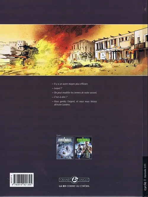 Verso de l'album Firewall Tome 2 Qui perd gagne