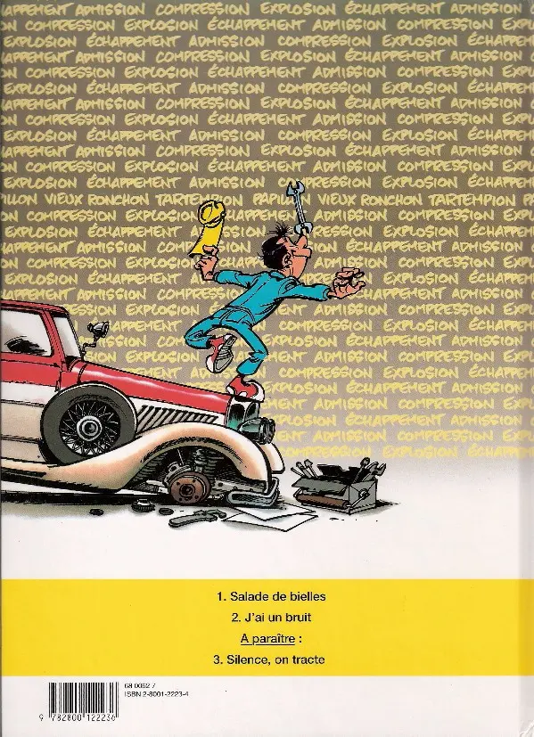 Verso de l'album Garage Isidore Tome 2 J'ai un bruit