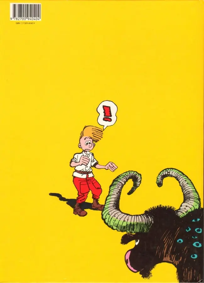 Verso de l'album Les Aventures de Gil et Georges par Wasterlain Tome 1 La machine perplexe