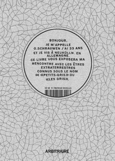Verso de l'album Gris