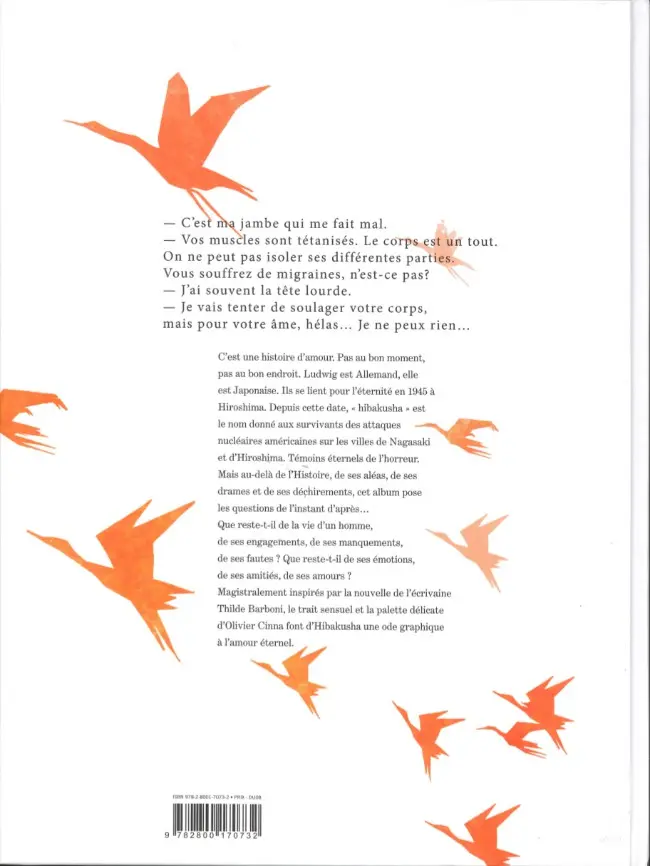 Verso de l'album Hibakusha