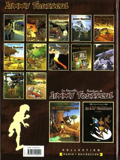 Verso de l'album Les nouvelles aventures de Jimmy Tousseul Tome 2 Le piège