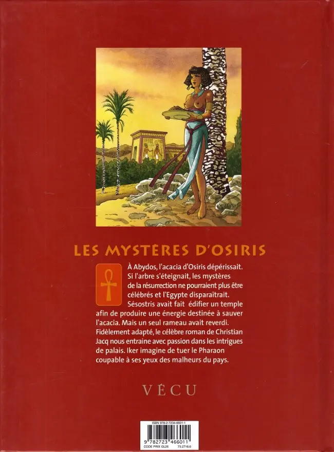 Verso de l'album Les Mystères d'Osiris Tome 3 La conspiration du mal