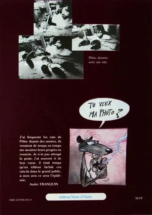 Verso de l'album Pacush Blues Tome 1 Premières mesures