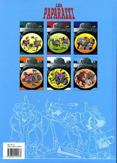 Verso de l'album Les Paparazzi Tome 6 Massacre à la une