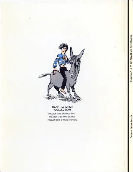 Verso de l'album Philémon Tome 4 Philémon et le château suspendu