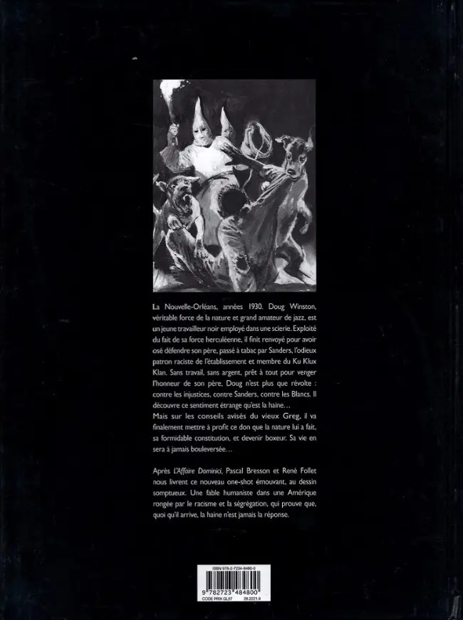 Verso de l'album Plus fort que la haine
