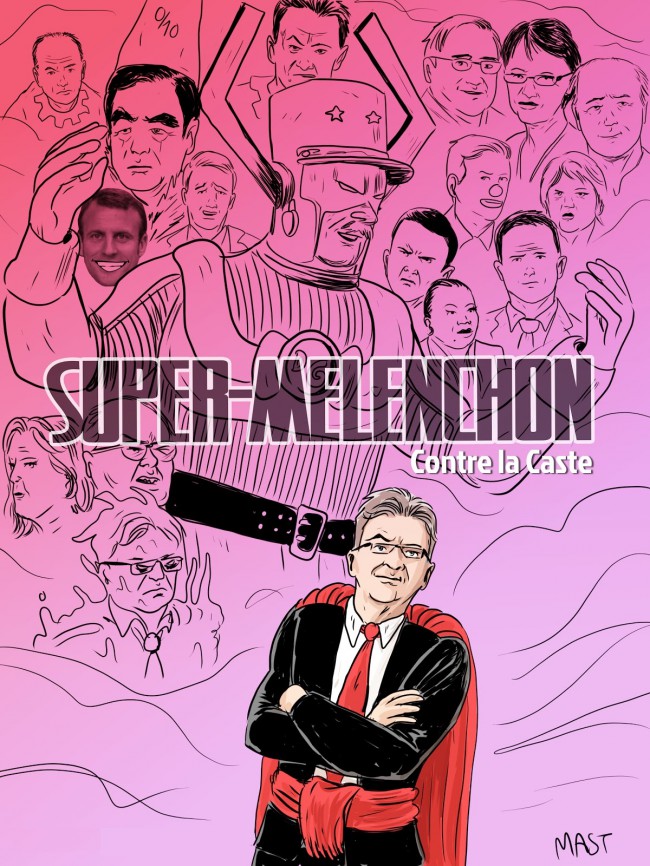 Couverture de l'album Super-Mélenchon contre la Caste