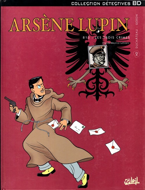 Couverture de l'album Arsène Lupin Soleil Tome 2 813: Les trois crimes
