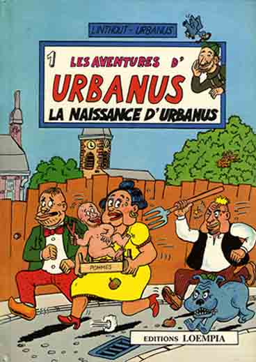 Couverture de l'album Les aventures d'Urbanus Tome 1 La Naissance d'Urbanus