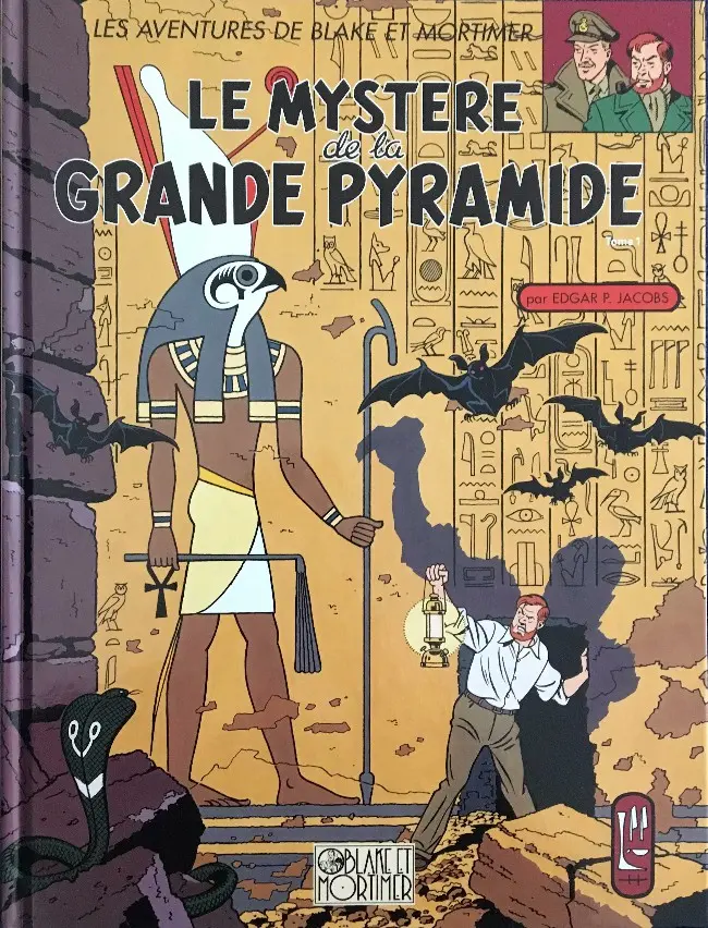 Couverture de l'album Blake et Mortimer Tome 4 Le Mystère de la Grande Pyramide - Tome 1