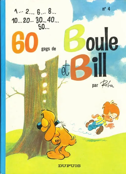 Couverture de l'album Boule & Bill Tome 4 60 gags de Boule et Bill