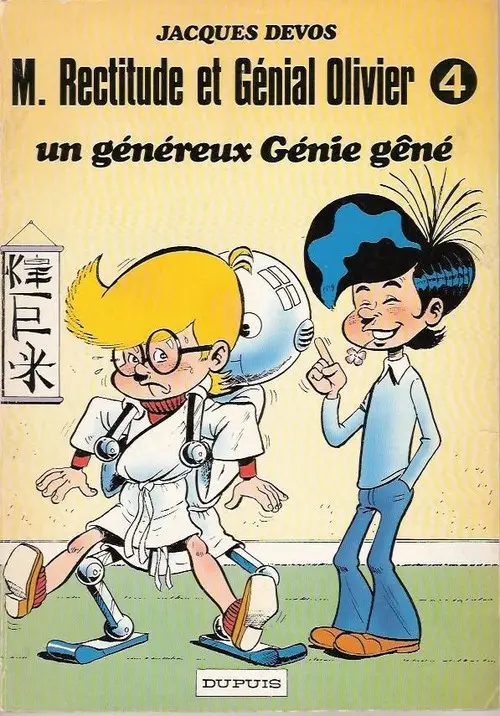 Couverture de l'album M. Rectitude et Génial Olivier Tome 4 Un généreux génie gêné