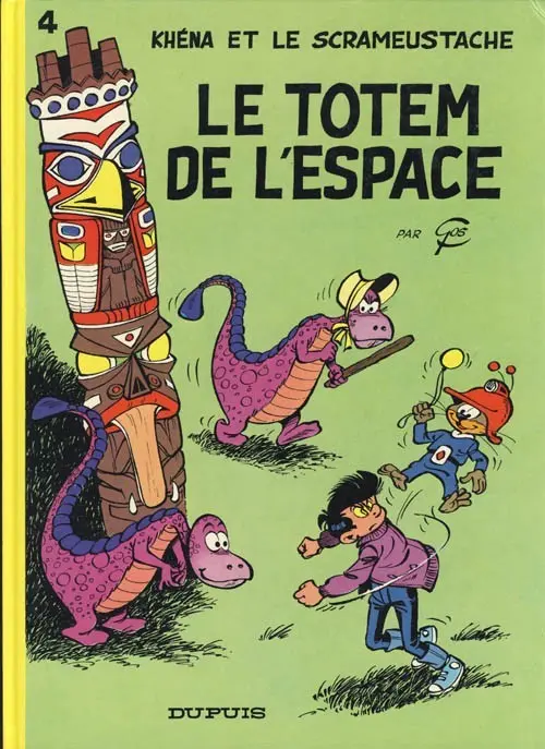 Couverture de l'album Le Scrameustache Tome 4 Le totem de l'espace