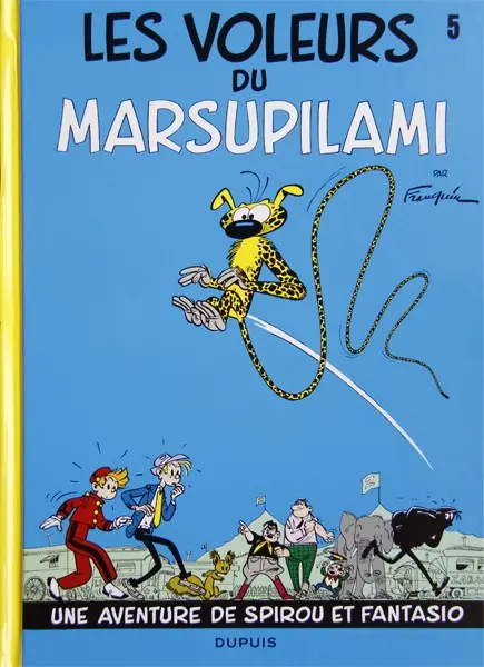 Couverture de l'album Spirou et Fantasio Tome 5 Les voleurs du Marsupilami