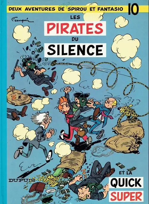 Couverture de l'album Spirou et Fantasio Tome 10 Les pirates du silence
