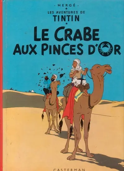 Couverture de l'album Tintin Tome 9 Le crabe aux pinces d'or