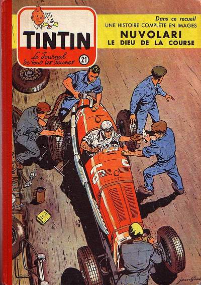 Couverture de l'album Tintin Tome 21 Tintin album du journal (n° 305 à 317)