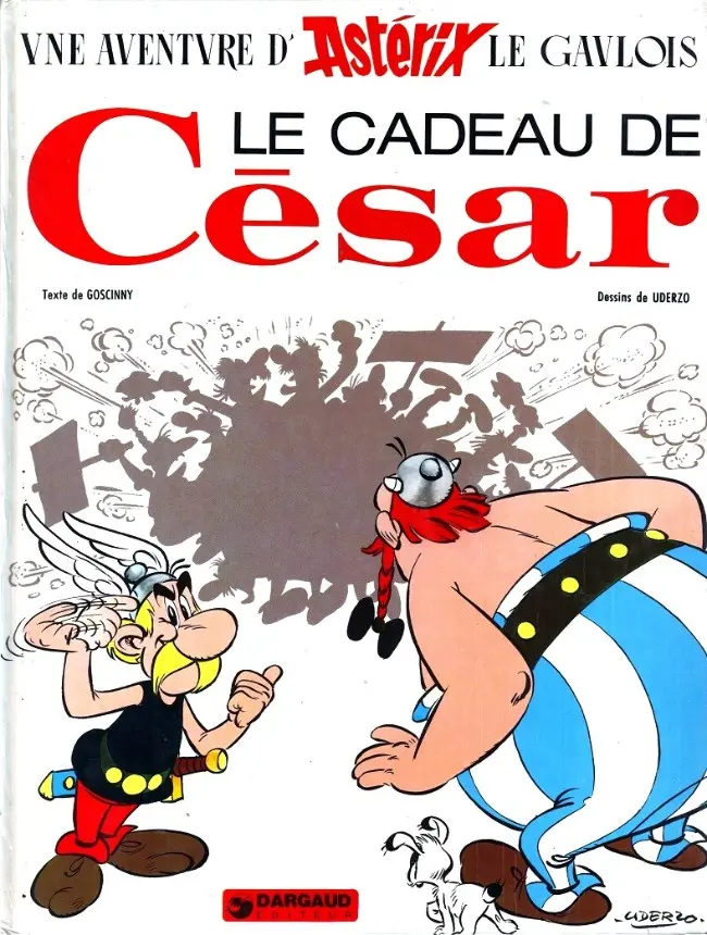 Couverture de l'album Astérix Tome 21 Le cadeau de César