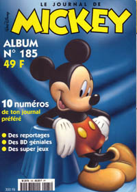 Couverture de l'album Le Journal de Mickey Album N° 185