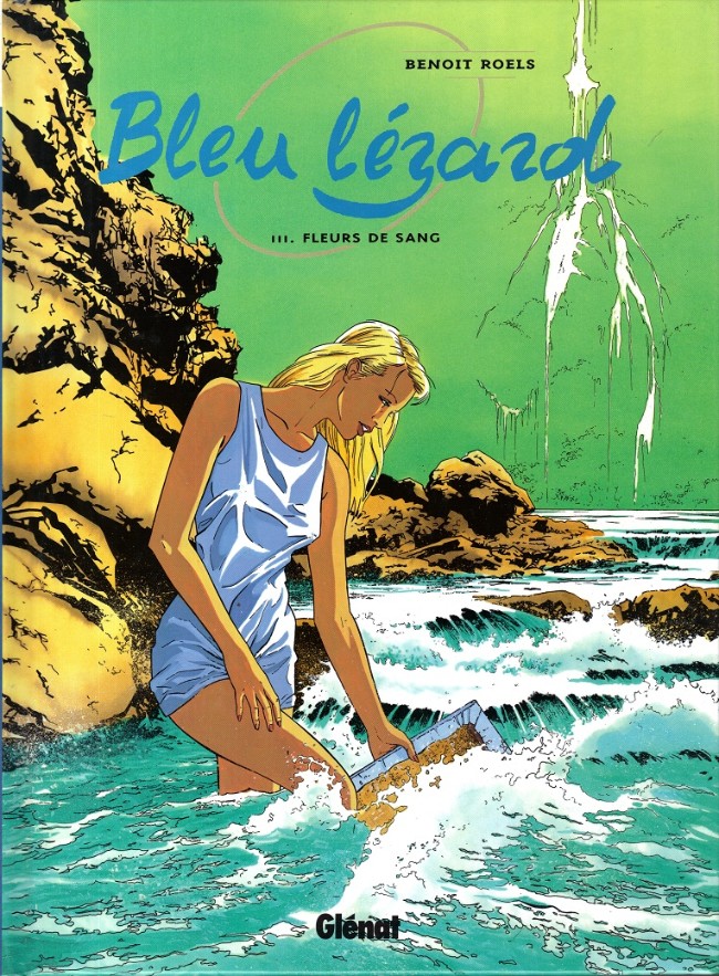 Couverture de l'album Bleu Lézard Tome 3 Fleurs de sang