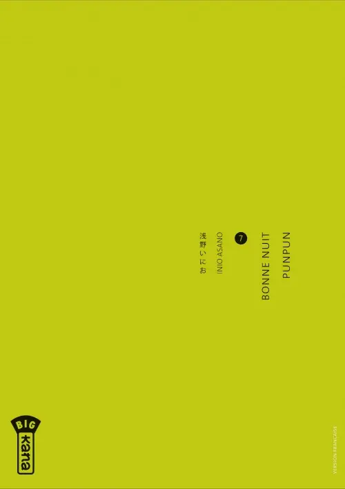 Couverture de l'album Bonne nuit Punpun Tome 7