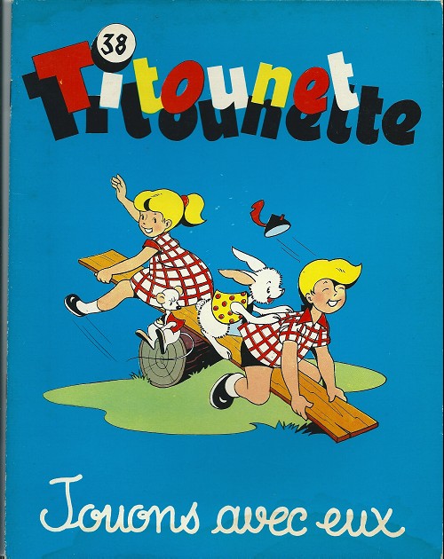 Couverture de l'album Titounet et Titounette Tome 38 Jouons avec eux