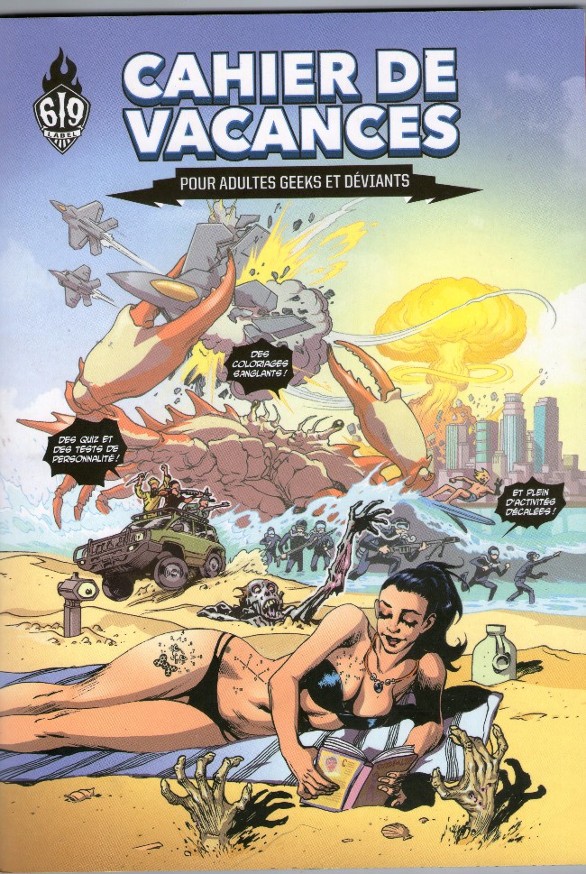 Couverture de l'album Cahier de vacances Cahier de vacances pour adultes geeks et déviants