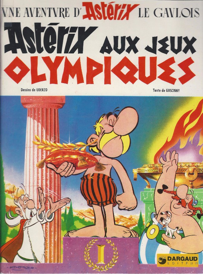 Couverture de l'album Astérix Tome 12 Astérix aux jeux Olympiques