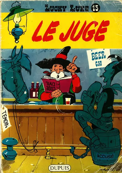 Couverture de l'album Lucky Luke Tome 13 Le Juge