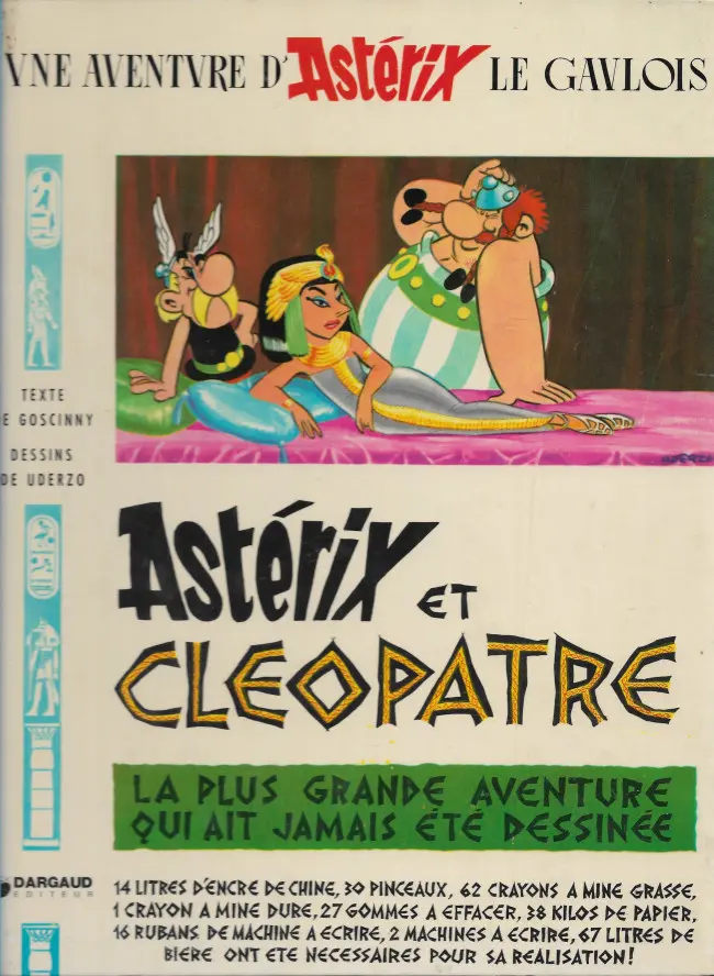 Couverture de l'album Astérix Tome 6 Astérix et Cléopâtre
