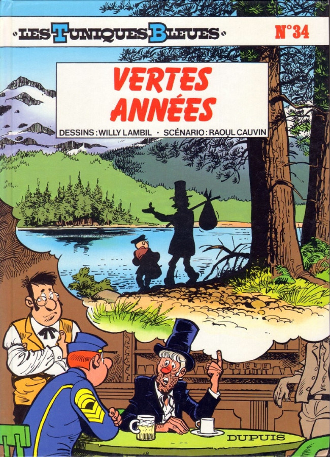 Couverture de l'album Les Tuniques Bleues Tome 34 Vertes années