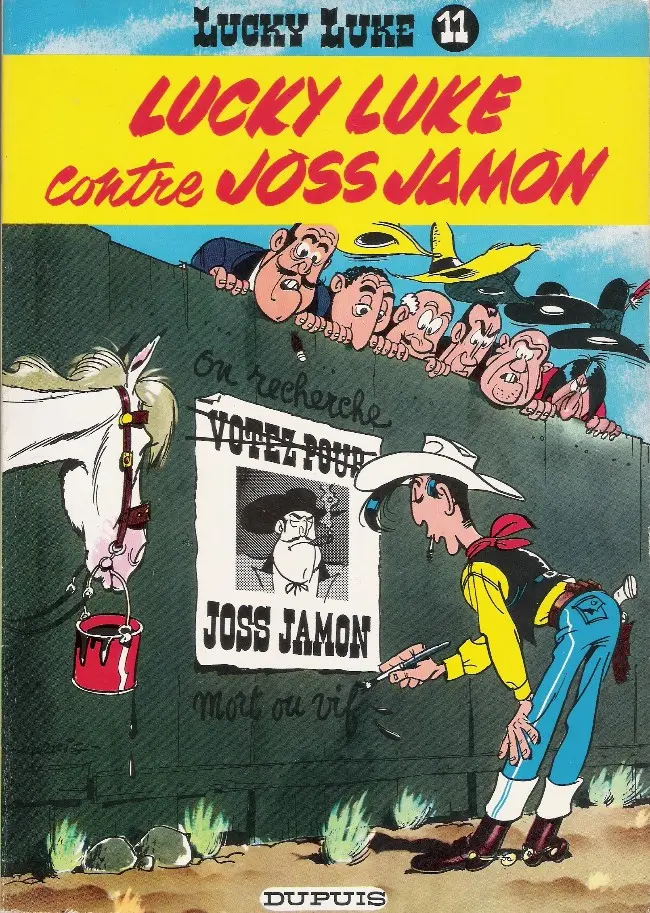 Couverture de l'album Lucky Luke Tome 11 Lucky Luke contre Joss Jamon