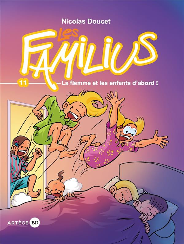 Couverture de l'album Les familius Tome 11 La flemme et les enfants d'abord