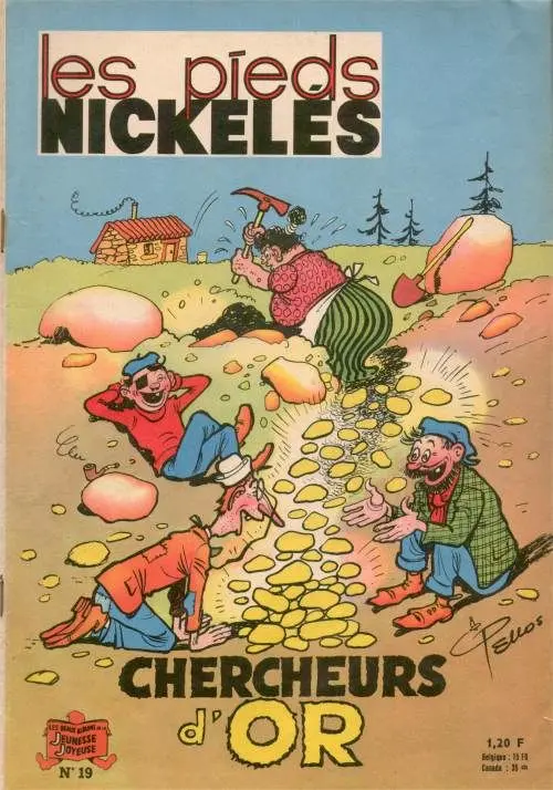 Couverture de l'album Les Pieds Nickelés Tome 19 Les Pieds Nickelés chercheurs d'or
