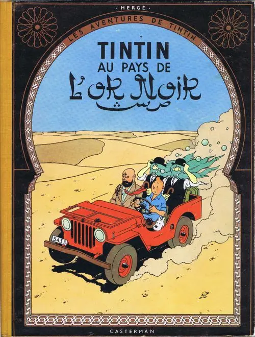 Couverture de l'album Tintin Tome 15 Tintin au pays de l'or noir