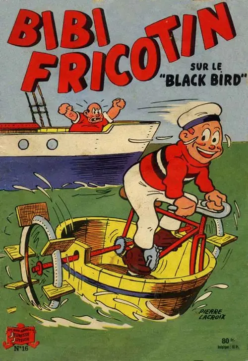 Couverture de l'album Bibi Fricotin 2e Série - Societé Parisienne d'Edition Tome 16 Bibi Fricotin sur le Black Bird