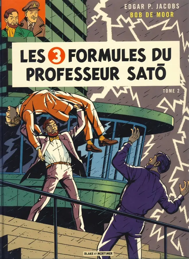Couverture de l'album Blake et Mortimer Tome 12 Les 3 Formules du Professeur Satô - Tome 2