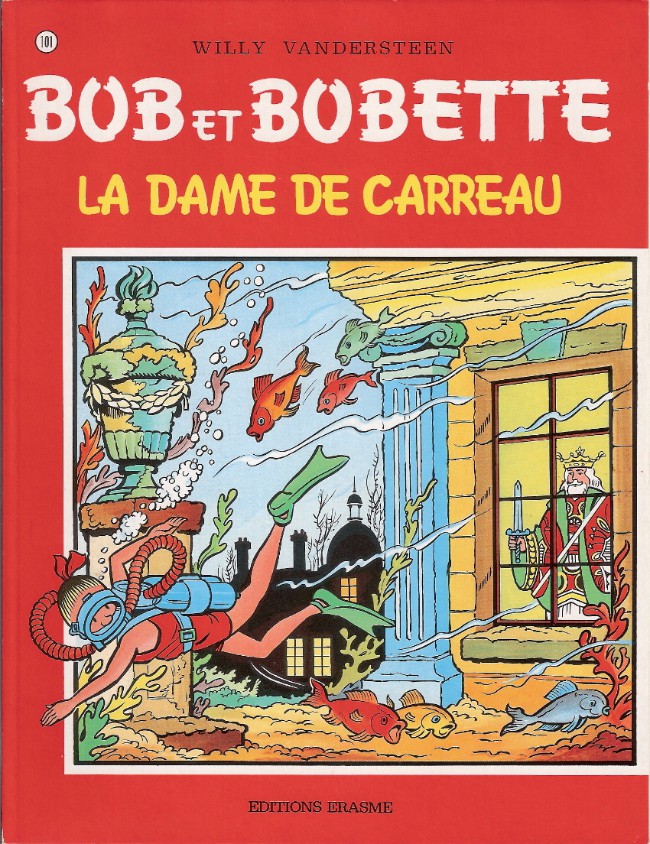 Couverture de l'album Bob et Bobette Tome 101 La dame de carreau