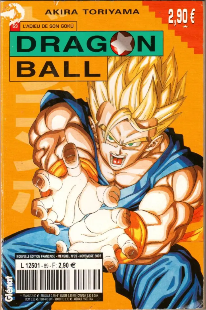 Couverture de l'album Dragon Ball Tome 69 L'adieu de Son Gokû
