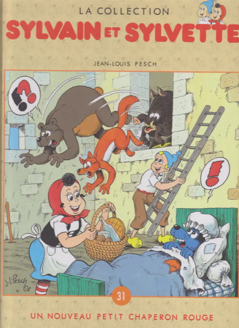 Couverture de l'album Sylvain et Sylvette Tome 31 Un nouveau petit chaperon rouge