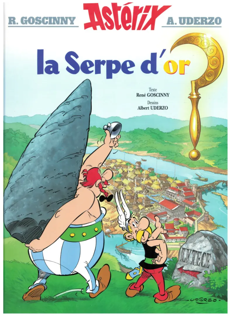 Couverture de l'album Astérix Tome 2 La serpe d'or