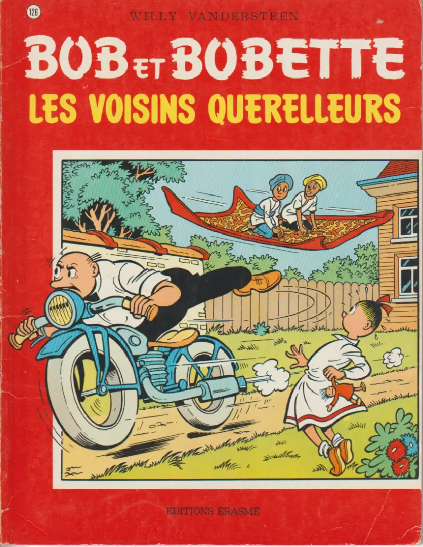 Couverture de l'album Bob et Bobette Tome 126 les voisins querelleurs