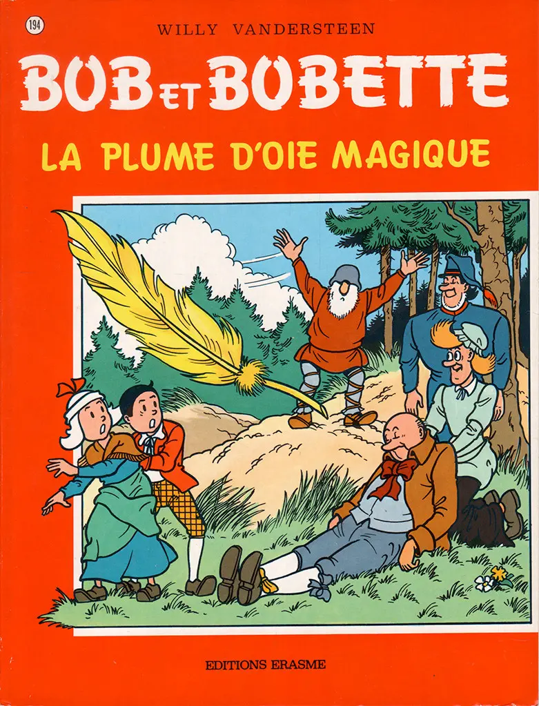 Couverture de l'album Bob et Bobette Tome 194 La plume d'oie magique
