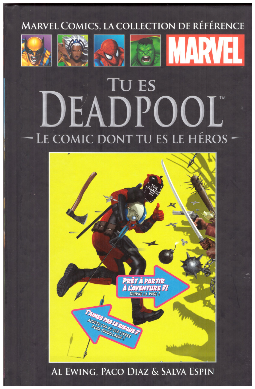 Couverture de l'album Marvel Comics - La collection de référence Tome 249 Tu es Deadpool : Le Comic dont tu es le héros